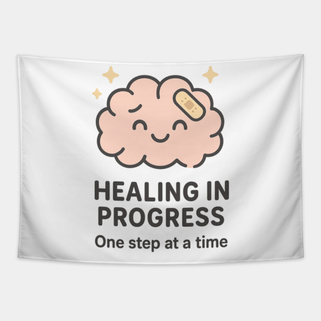Healing in Progress Tapestry by Fauzi's Store