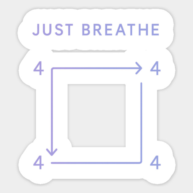 Just Breathe Sticker by Fauzi's Store