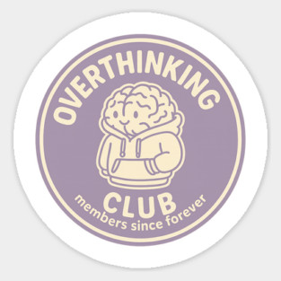 Overthinking Club Magnet