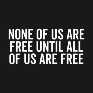 None Of Us Are Free Until All Of Us Are Free T-Shirt