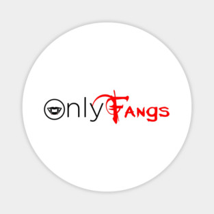 OnlyFangs TShirt – Funny World of Warcraft OnlyFangs Logo Astarion Vampire Bite Gamer Magnet