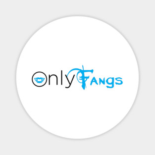 OnlyFangs TShirt – Funny World of Warcraft OnlyFangs Logo Astarion Vampire Bite Gamer Magnet