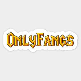 OnlyFangs TShirt – Funny World of Warcraft OnlyFangs Logo Astarion Vampire Bite Gamer Magnet