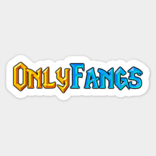 OnlyFangs TShirt – Funny World of Warcraft OnlyFangs Logo Astarion Vampire Bite Gamer Magnet