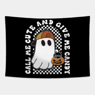 Call Me Cute and Give Me Candy Tapestry