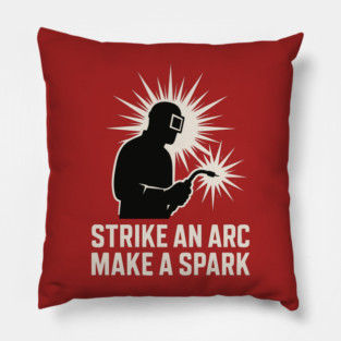 Strike an Arc, Make a Spark Pillow