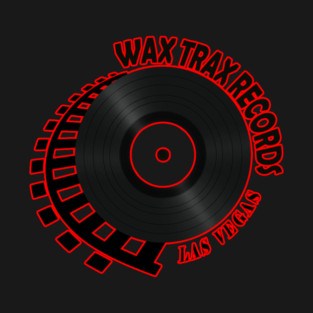 Wax Trax 2025 Logo (Red Outline) T-Shirt