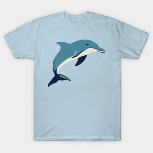 Minimalist Dolphin – Ocean Lover & Beach Gift T-Shirt