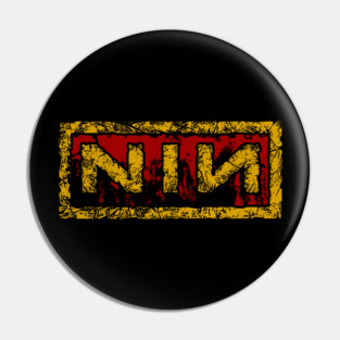 80s 90s Nine Inch Nails High Resolution Pin