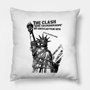 The Clash American Tour 1979 Pillow