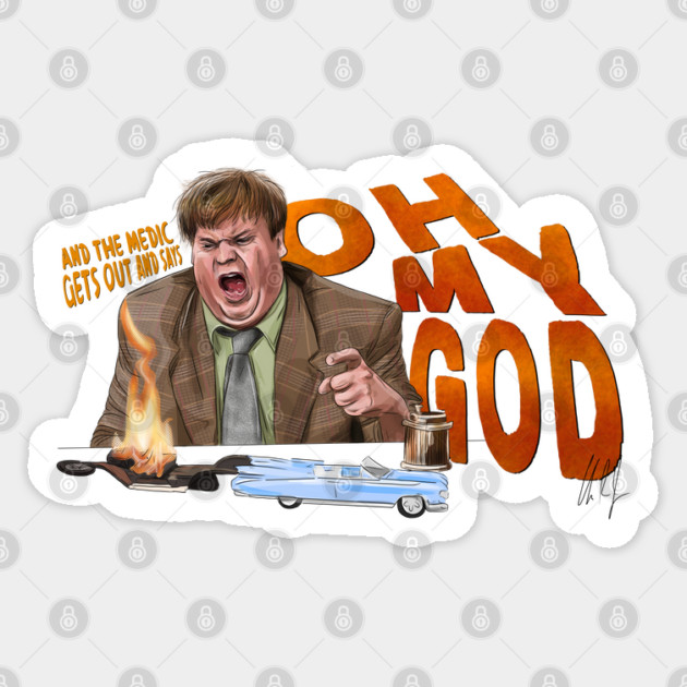 Tommy Boy: Truck Tire Sticker by 51Deesigns
