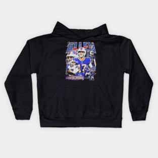 Josh Allen Vintage Bootleg Kids Hoodie