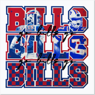Let's Go Bills Buffalo Bills Posters and Art
