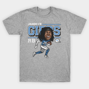 Jahmyr Gibbs Detroit Cartoon T-Shirt