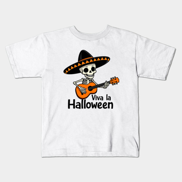 Viva la Halloween Kids T-Shirt by MCALTees