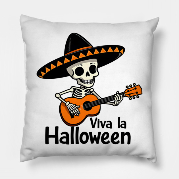 Viva la Halloween Pillow by MCALTees