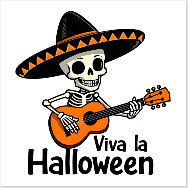 Viva la Halloween Wall Art by MCALTees