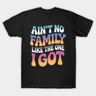 Ain’t No Family Like the One I Got Retro Gradient Shirt T-Shirt