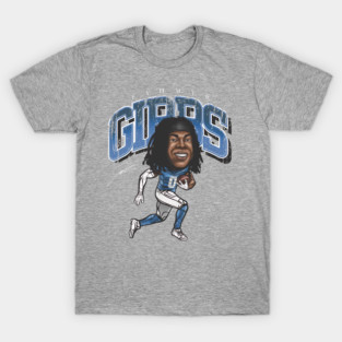 Jahmyr Gibbs Detroit Cartoon T-Shirt