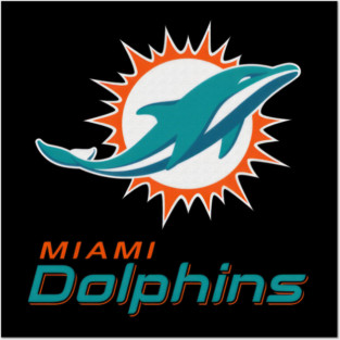 Miami Dolphins Football Dolphins - jinrodrigues001 #155 Posters and Art