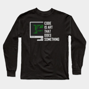 Coder Debugging Code Programmer Programming Gift Long Sleeve T-Shirt
