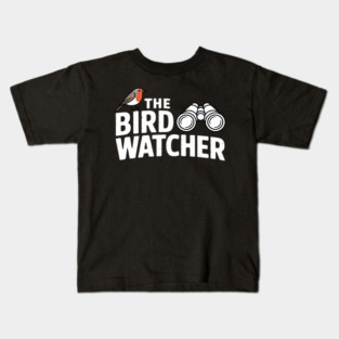 Bird Watcher Gift BirdWatching For Birders Kids T-Shirt