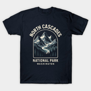 North Cascades Snowy Mountain Peaks National Park T-Shirt