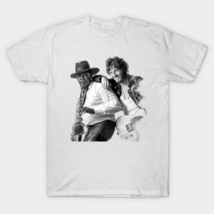 Bruce Springsteen / Guitarist Retro Style T-Shirt
