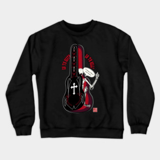 Guitar Coffin Crewneck Sweatshirt