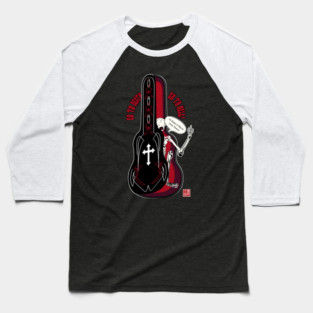 Guitar Coffin Baseball T-Shirt