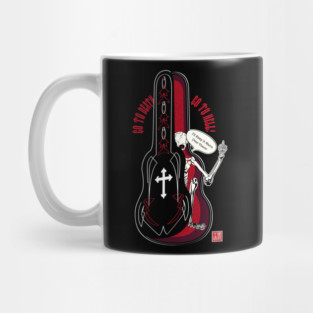 Guitar Coffin Mug