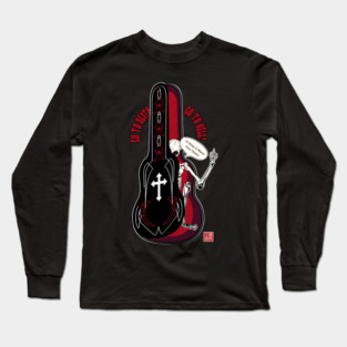 Guitar Coffin Long Sleeve T-Shirt