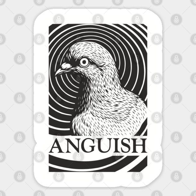 Anguish Emotional Breakdown Dread Dark Humor Sticker by Anticorporati