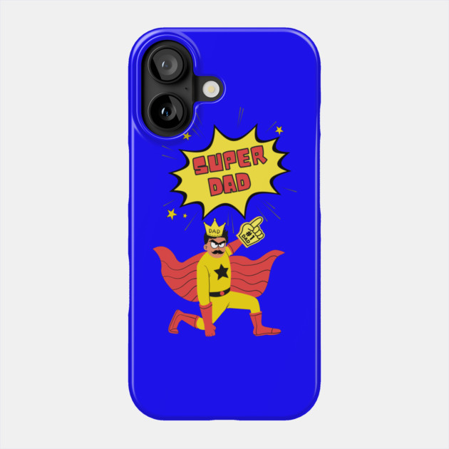 Super Dad Phone Case by Demian Stipatio