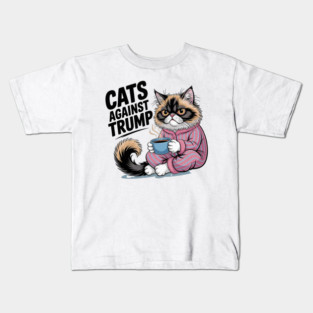 Cats-Against-Trump Kids T-Shirt