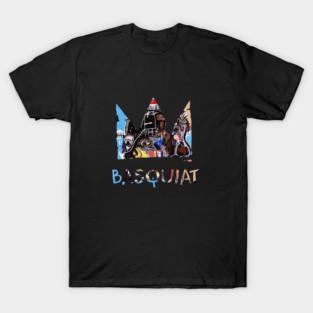 Skull & Crown_ A Basquiat Icon Reimagined T-Shirt