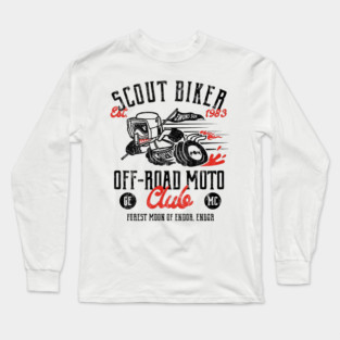 Scout Biker Moto Club Long Sleeve T-Shirt