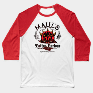 Maul's Tattoo Parlour Baseball T-Shirt