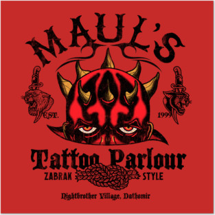Maul's Tattoo Parlour Posters and Art