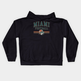Miami Football Vintage Style Miami Dolphins M5176 Kids Hoodie