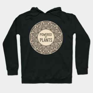 Botanical plant-powered badge Hoodie