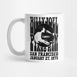 Billy Joel - Piano Man, 1975 Mug
