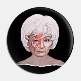 Sophia Petrillo - Golden Glam Bowie Pin