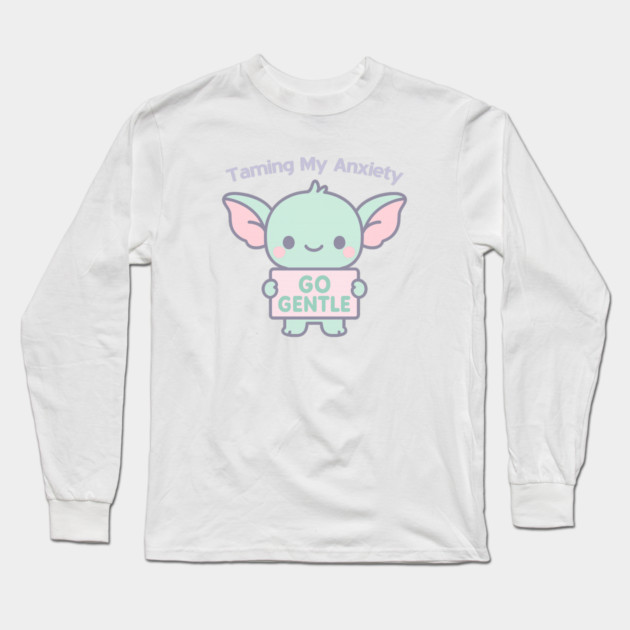 Taming My Anxiety (Gremlin) Long Sleeve T-Shirt by Fauzi's Store