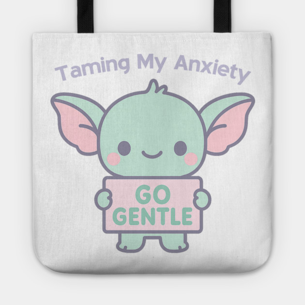 Taming My Anxiety (Gremlin) Tote by Fauzi's Store