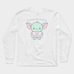 Taming My Anxiety (Gremlin) Long Sleeve T-Shirt