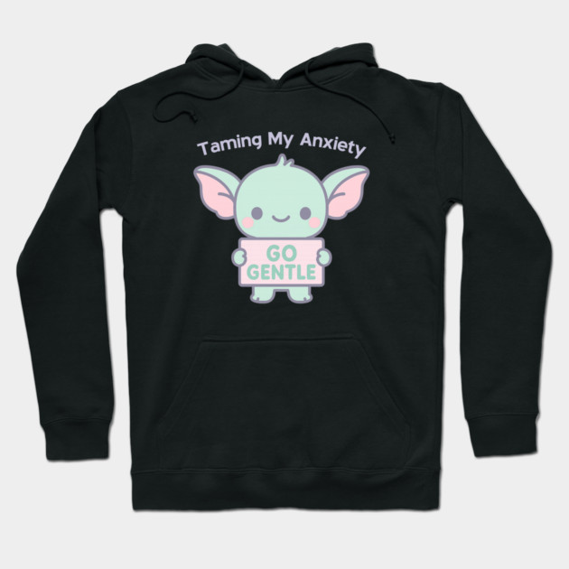 Taming My Anxiety (Gremlin) Hoodie by Fauzi's Store