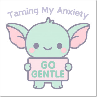 Taming My Anxiety (Gremlin) Posters and Art