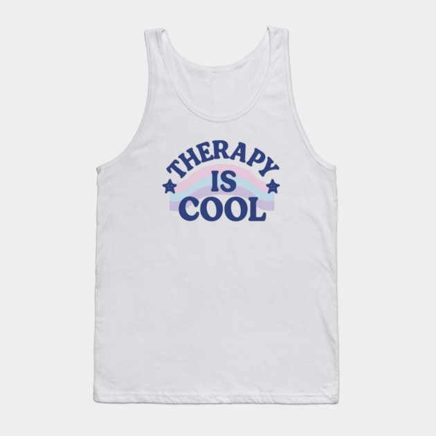 Therapy Is Cool Tank Top by Fauzi's Store
