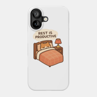 Rest Is Productive Phone Case